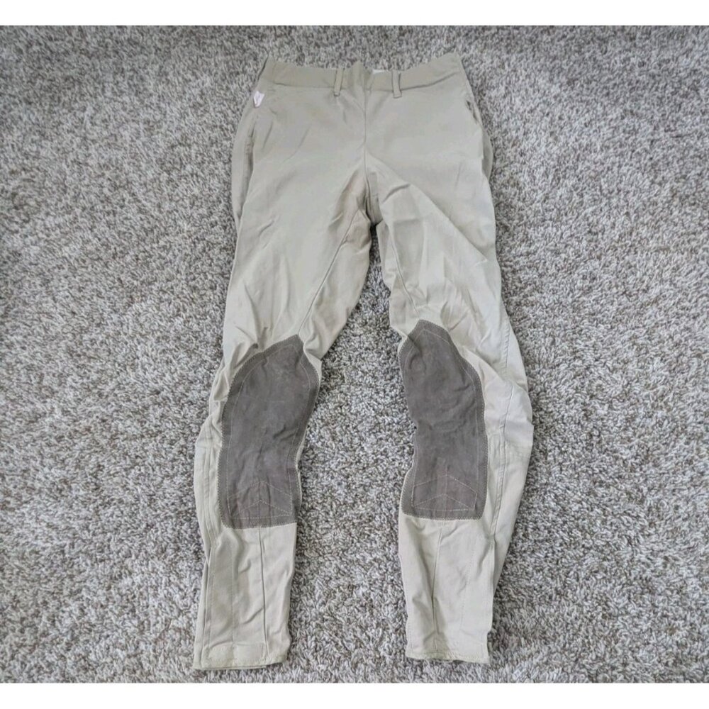 The Tailored Sportsman Breeches Women's Size 26 Beige Riding Horses Made In USA